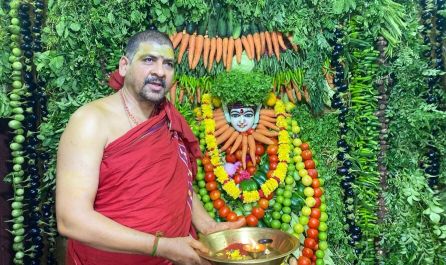 Warangal Temple : వరద దత్త క్షేత్రంలో శ్రీ అనఘ మహాలక్ష్మి అమ్మవారికి వైభవంగా శాకాంబరీ…