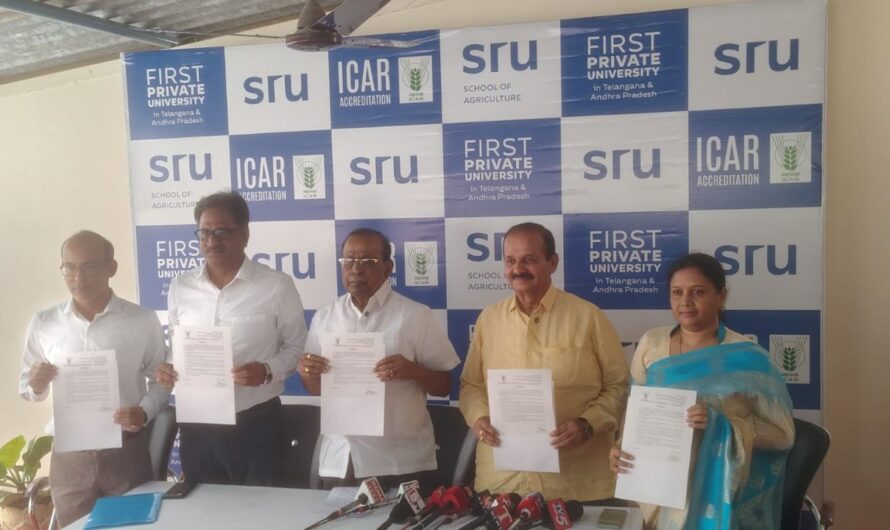 Agriculture program : తొలి యూనివర్సిటీగా ఎస్ఆర్ యూనివర్సిటీ