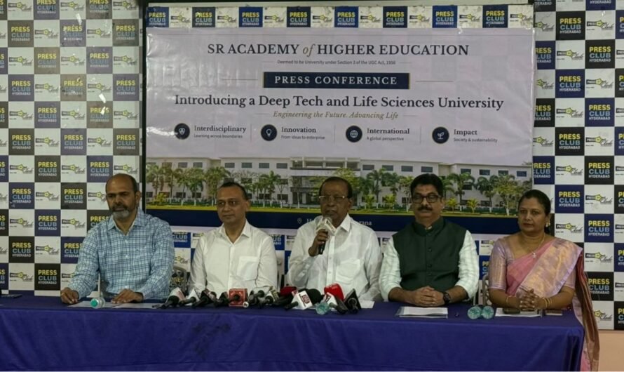 Hyderabad : ఎస్ఆర్ అకాడమీ ఆఫ్ హయ్యర్ ఎడ్యుకేషన్ కు డీమ్డ్-టు-బి యూనివర్సిటీ హెూదా…